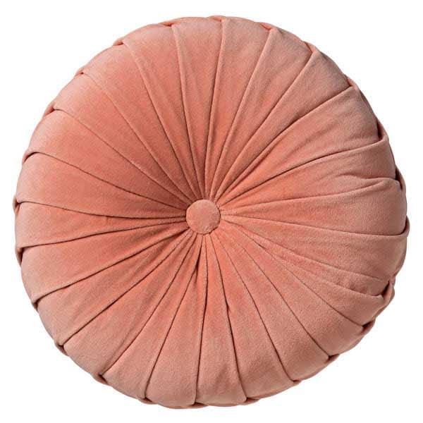 Kussen Kaja muted clay rond 40x40cm