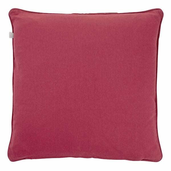 Kussen Klune bordeaux 45x45cm achterkant