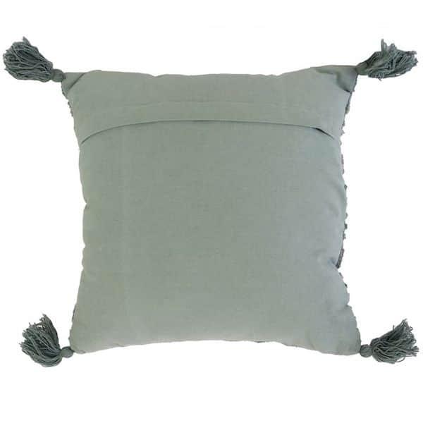 Kussen Marbella jade 45x45cm achterkant