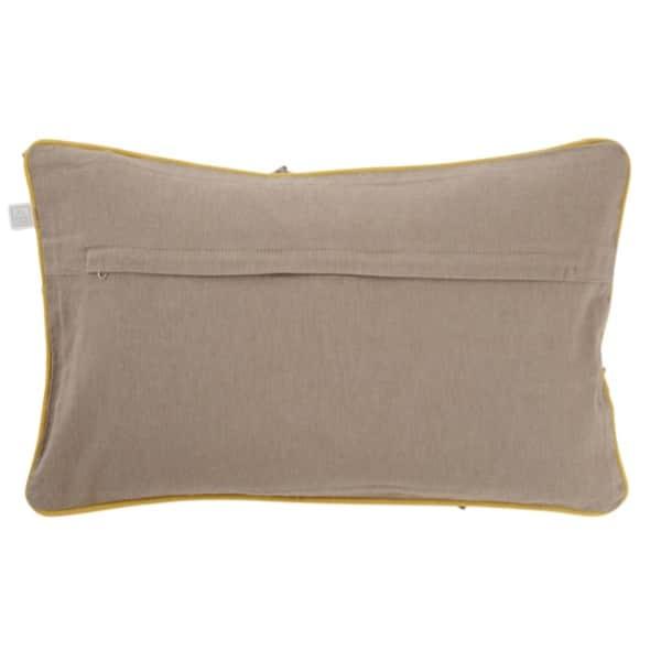 Kussen Molta taupe 50x30cm achterkant