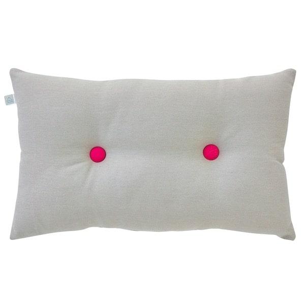 Kussen Mylou grijs 50x30cm achterkant