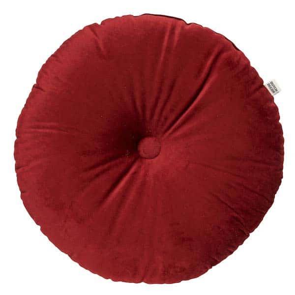 Kussen Olly merlot rond 40x40cm