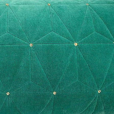 Kussen Paillet Fluweel groen 50x30cm detail