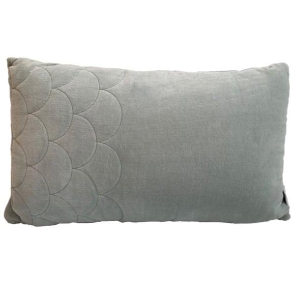 Kussen Pale Fluweel aqua 60x40cm