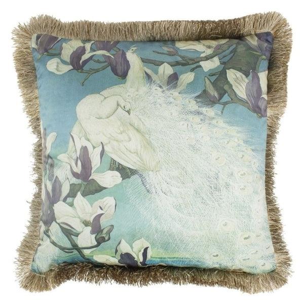 Kussen Pauw 45x45cm achterkant