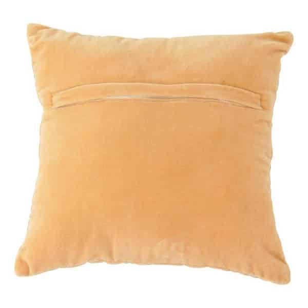 Kussen Prudence soft orange 30x30cm achterkant