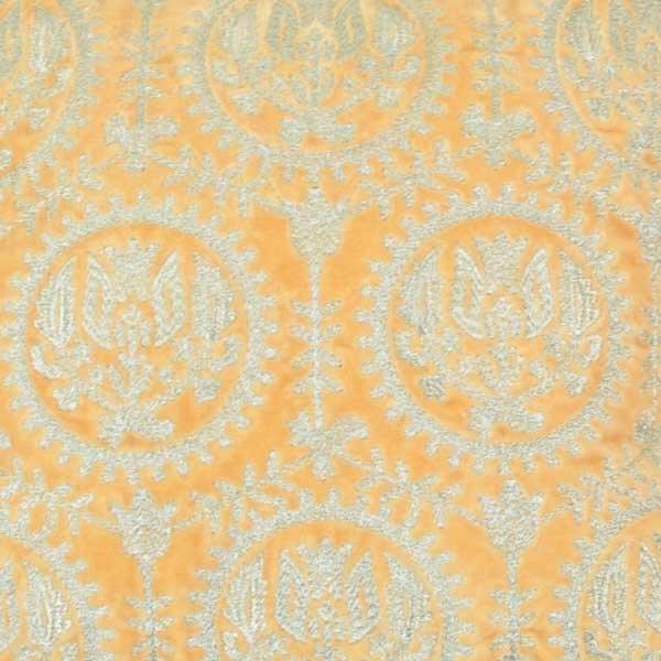 Kussen Prudence soft orange 30x30cm detail motief