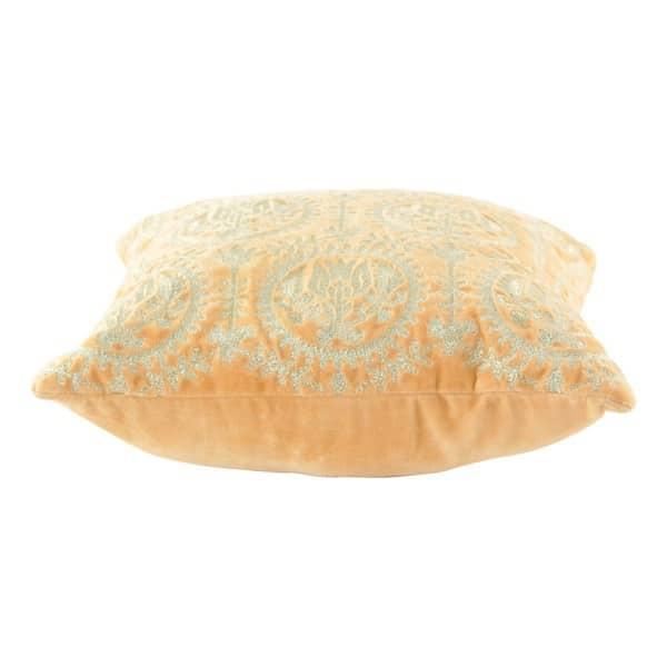 Kussen Prudence soft orange 30x30cm zijkant