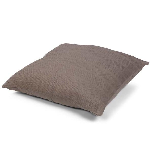 Kussen Rissla taupe 50x50cm zijkant