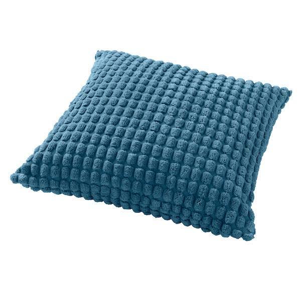 Kussen Rome blauw 45x45cm zijkant
