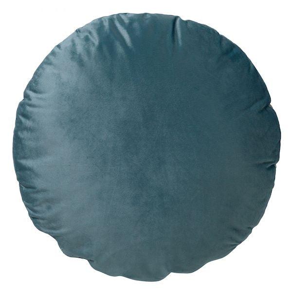 Kussen Rosie rond sagebrush green 45x45cm achterkant