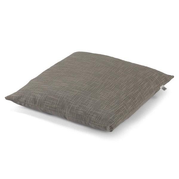 Kussen Sara taupe 45x45cm zijkant