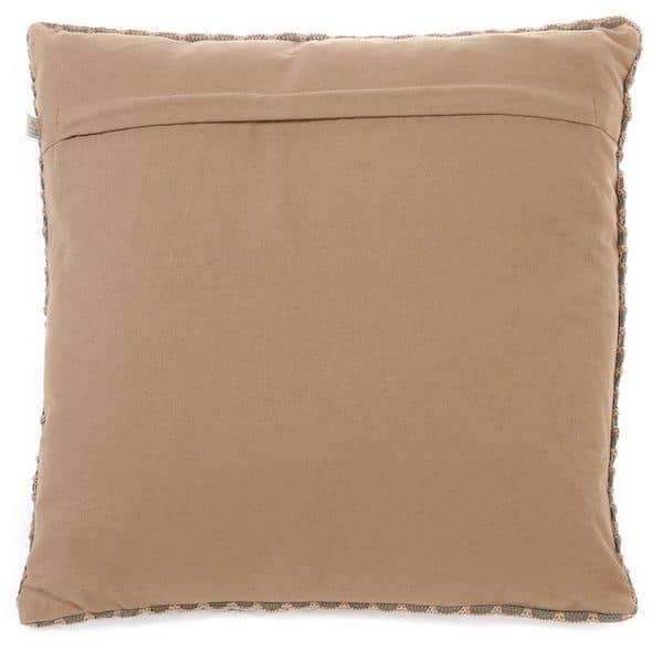 Kussen Specan camel 45x45cm achterkant