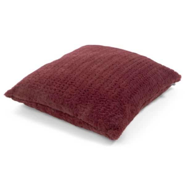 Kussen Timy bordeaux 45x45cm achterkant