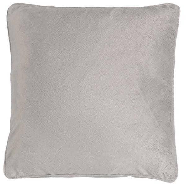 Kussen Velvet lichtgrijs 45x45cm