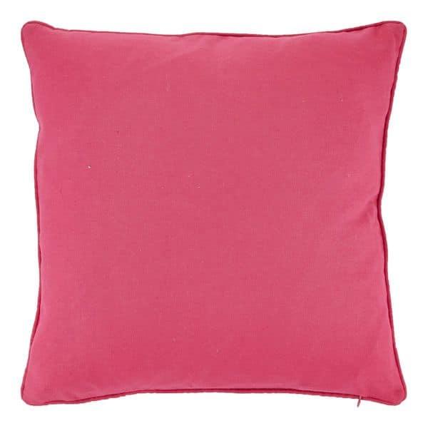 Kussen Vuela fuchsia 45x45cm achterkant