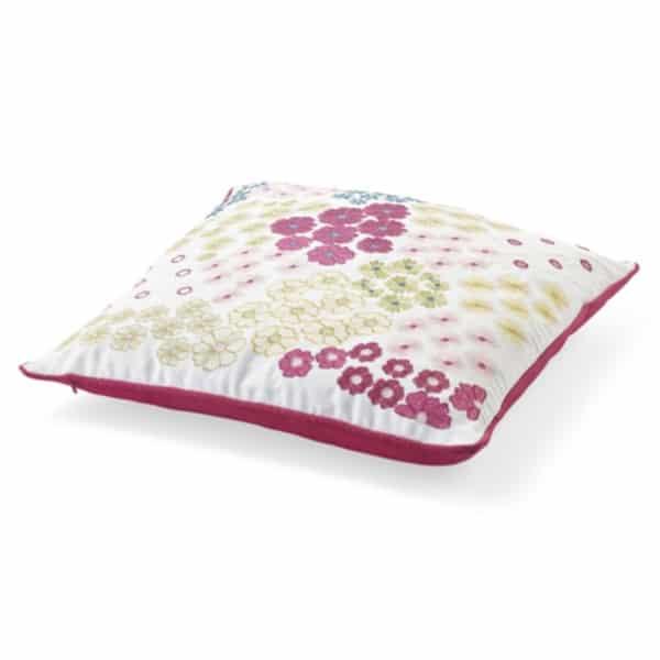 Kussen Vuela fuchsia 45x45cm zijkant