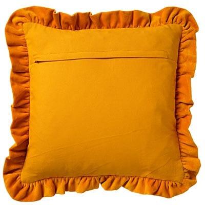 Kussen Yara golden glow 45x45cm achterkant