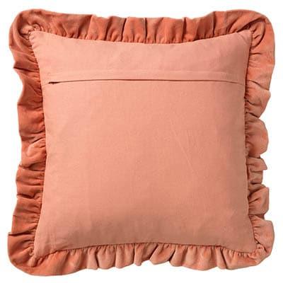 Kussen Yara muted clay 45x45cm achterkant