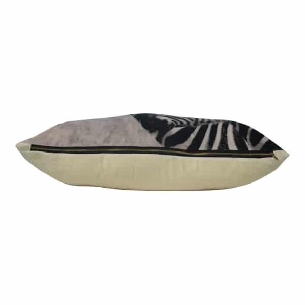 Kussen Zebra's 60x40cm zijkant