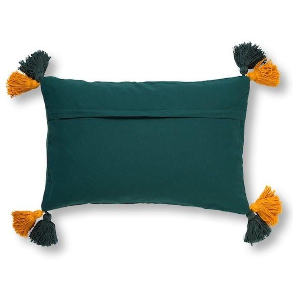 Kussen Zina sagebrush green 60x40cm achterkant