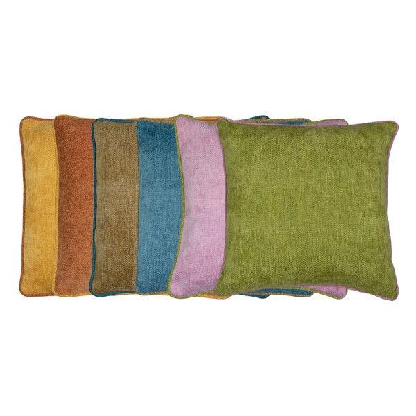 Kussen met Bies 45x45cm alle kleuren
