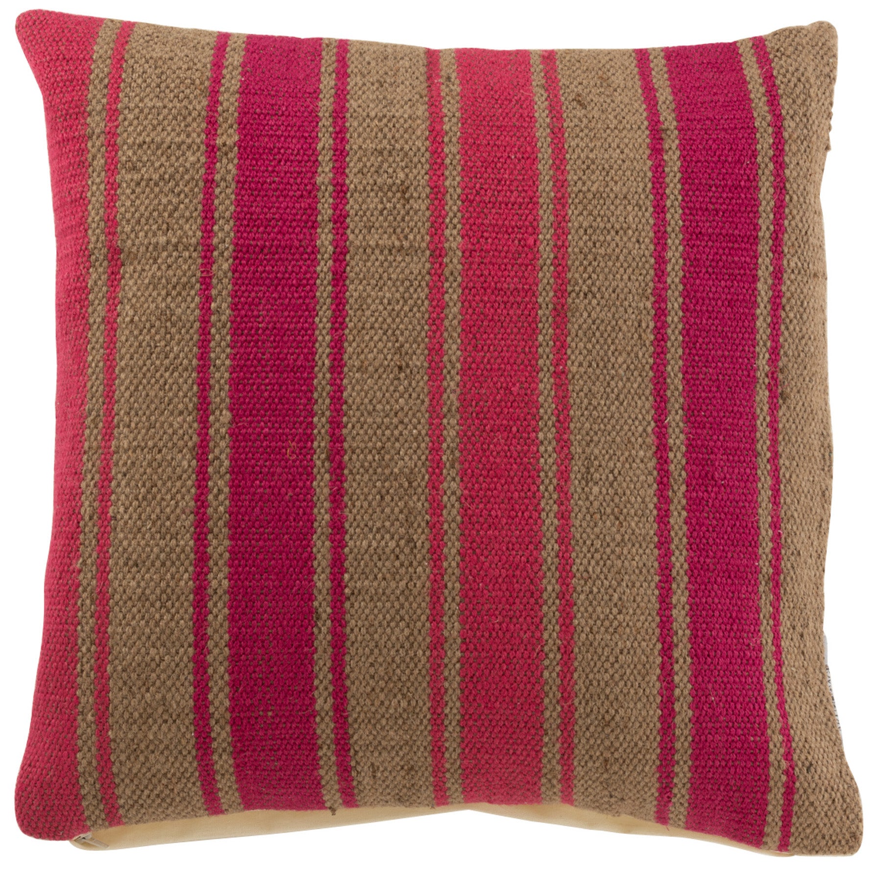 Kussen Anna Groeven Jute roze 45x45cm