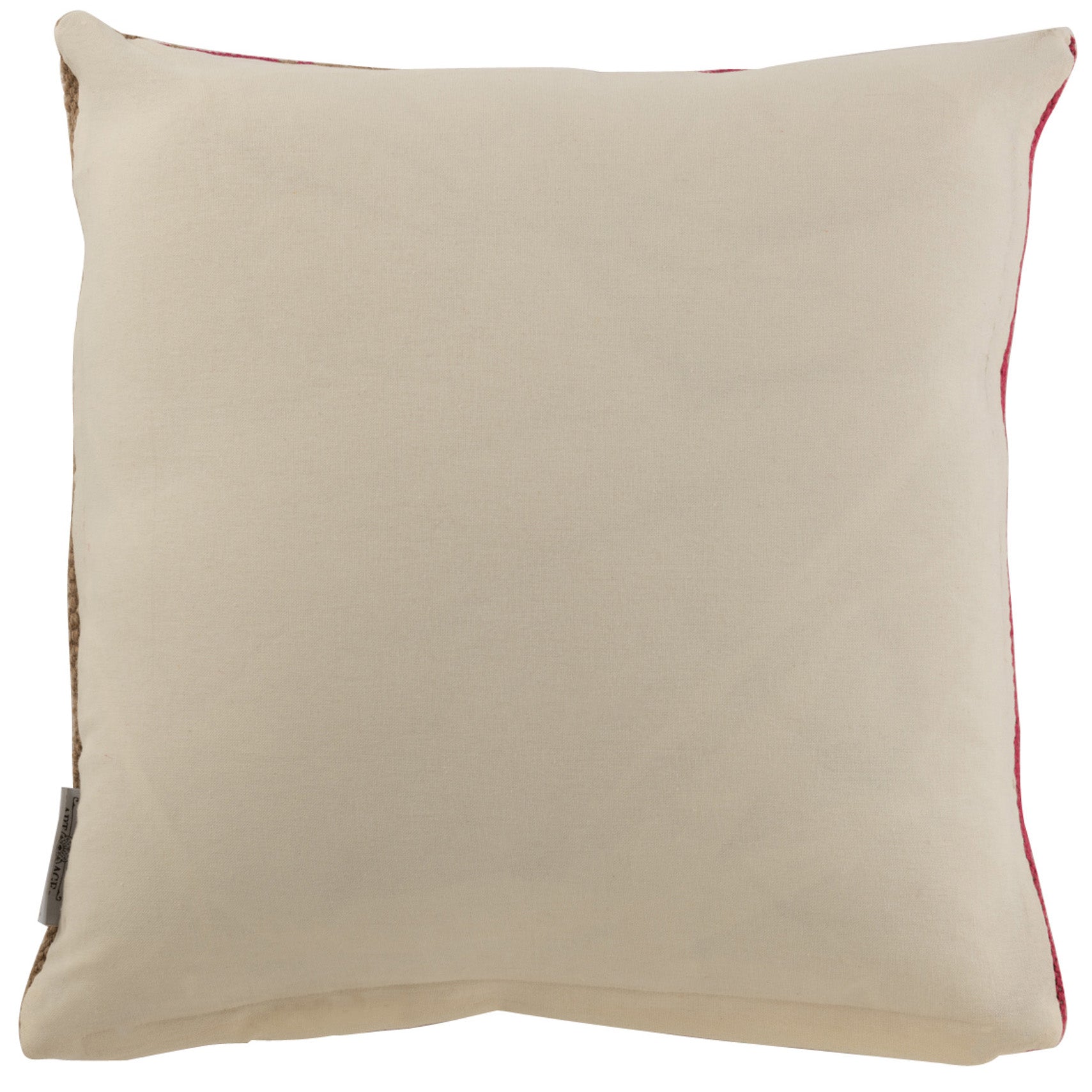 Kussen Anna Groeven Jute roze 45x45cm