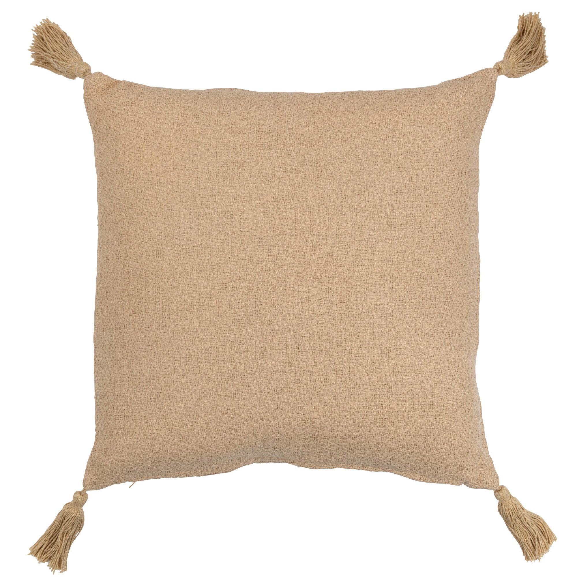 Kussen Bloem Kwast beige 45x45cm