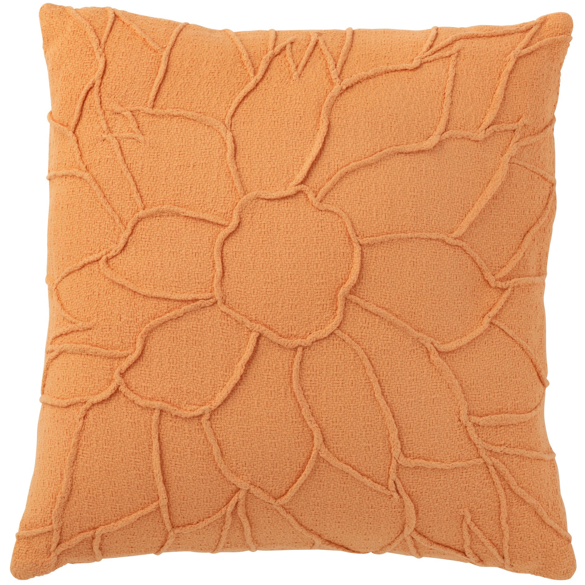 Kussen Bloem koraal 45x45cm