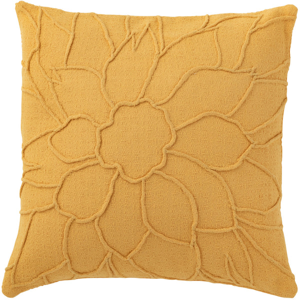 Kussen Bloem oranje 45x45cm