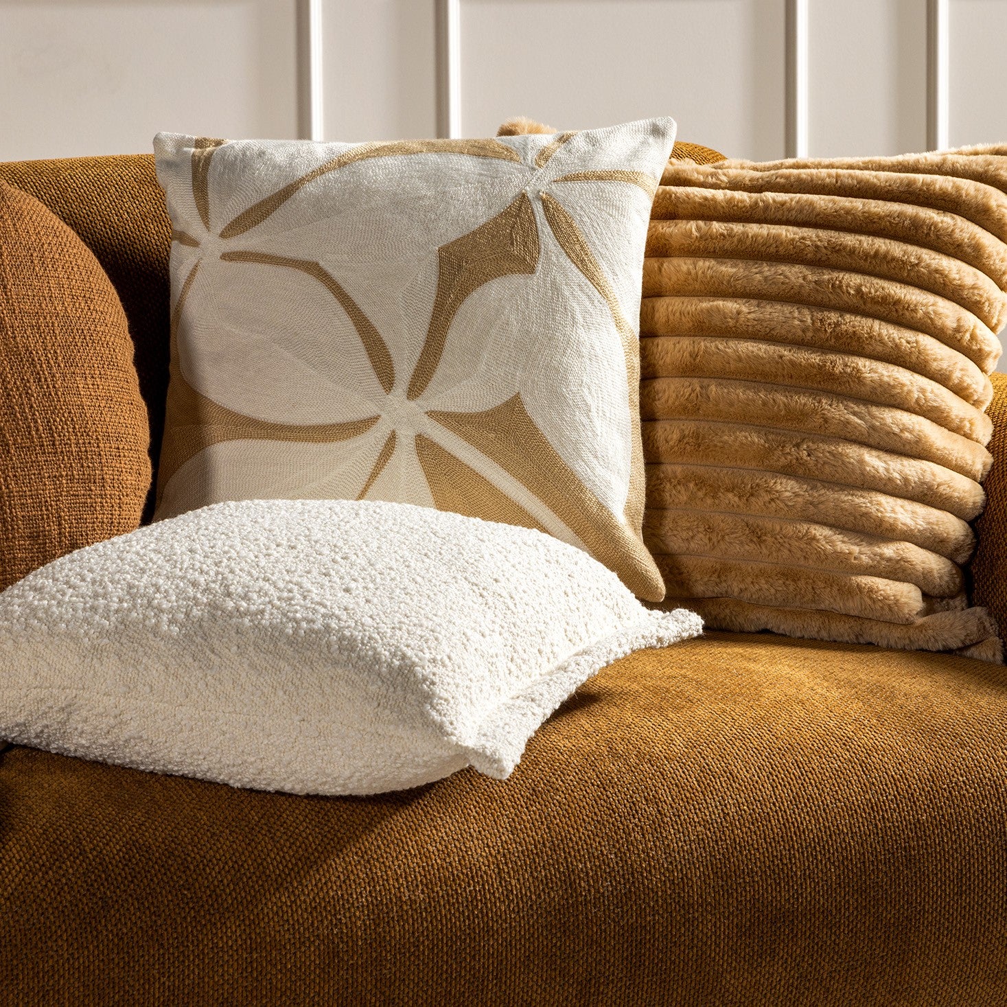 Kussen Elin semolina 45x45cm