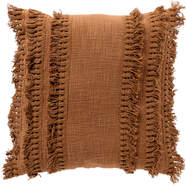 Kussen Fara tobacco brown 45x45cm