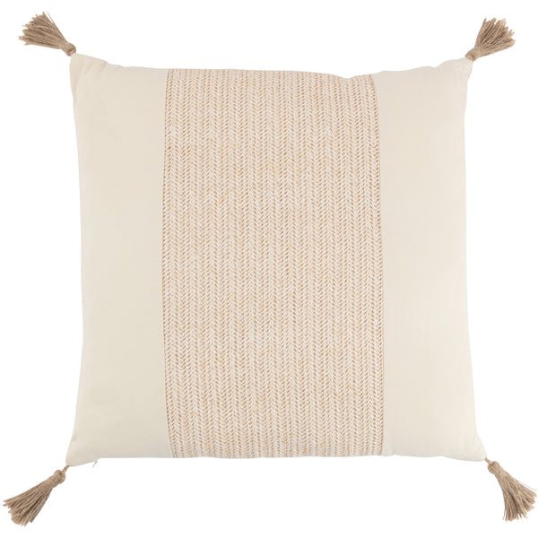 Kussen Geweven beige 45x45cm