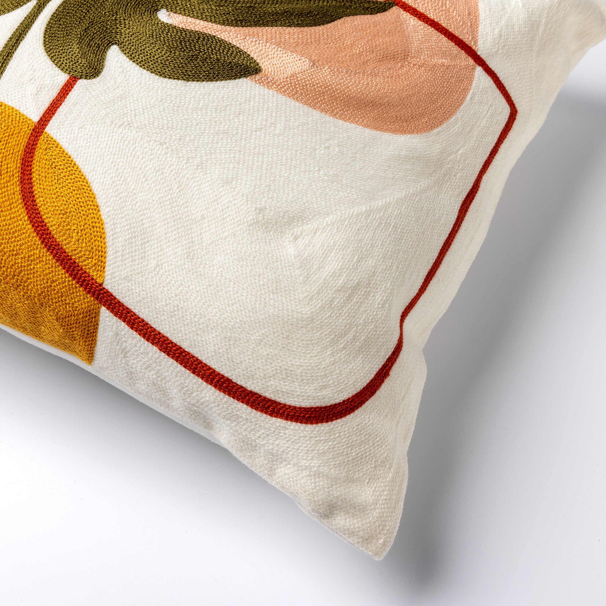 Kussen Ines snow white 45x45cm