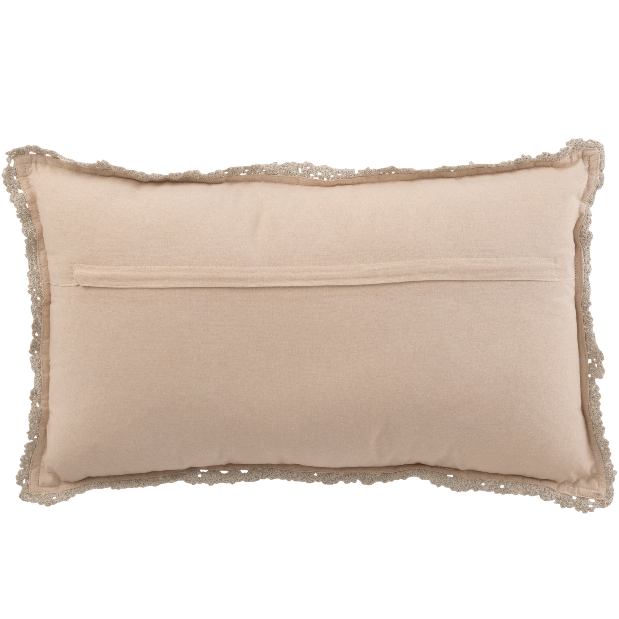 Kussen Kant taupe 50x30cm