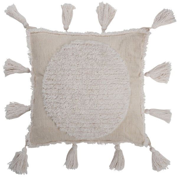 Kussen Kwast wit 45x45cm