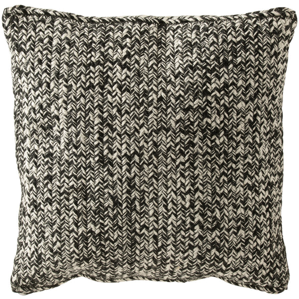 Kussen Miami Outdoor zwart wit 45x45cm