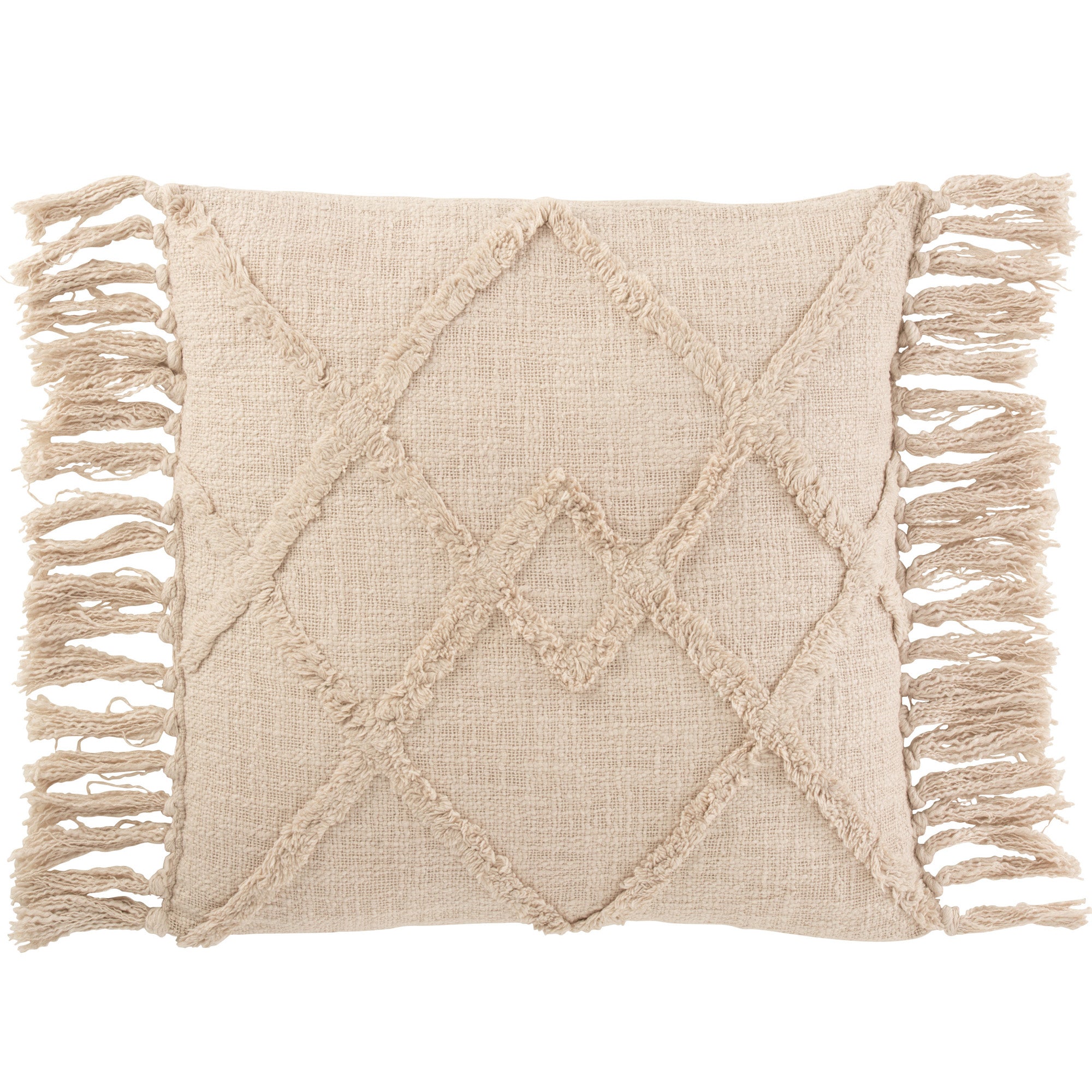 Kussen Ruit creme 50x50cm