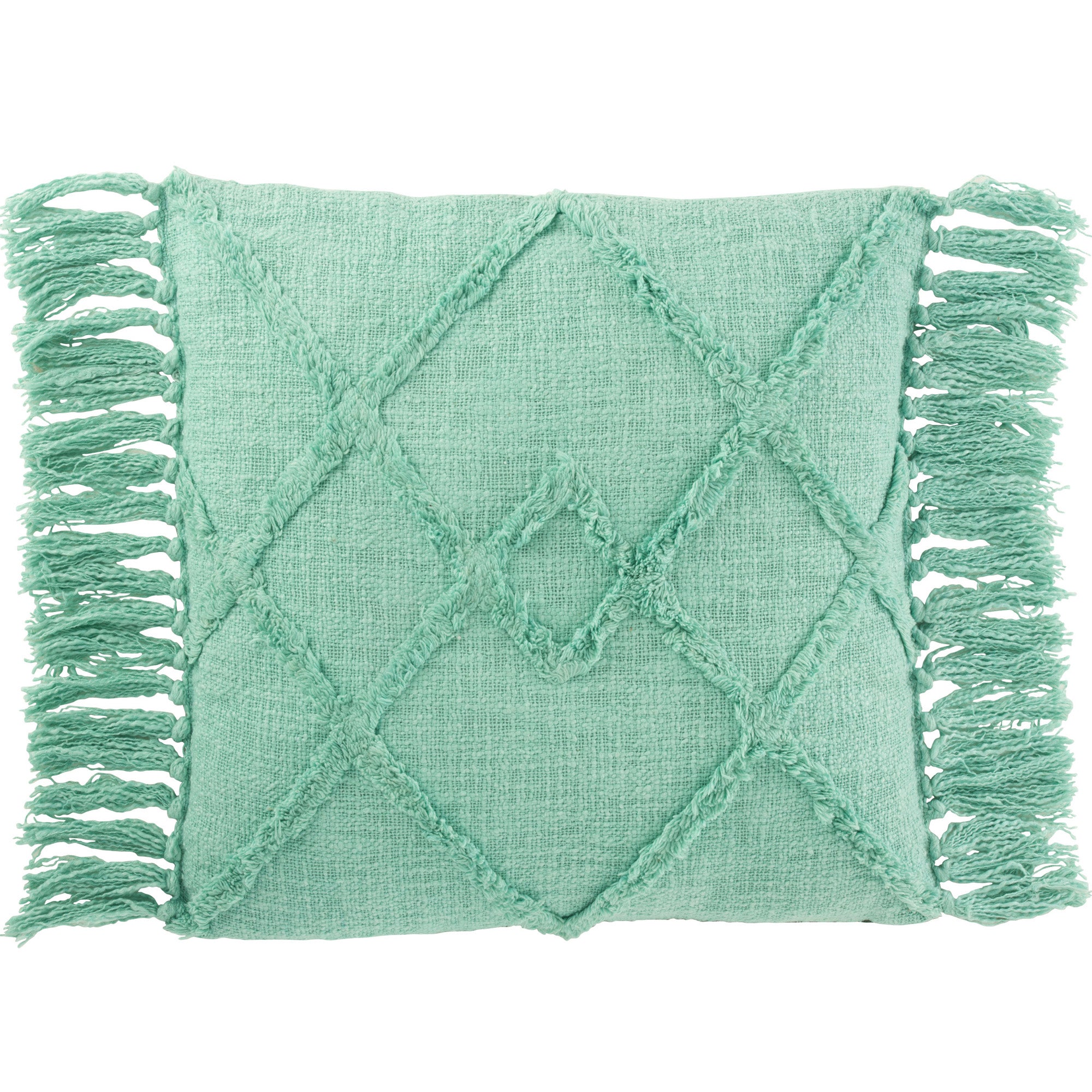 Kussen Ruit turquoise 50x50cm