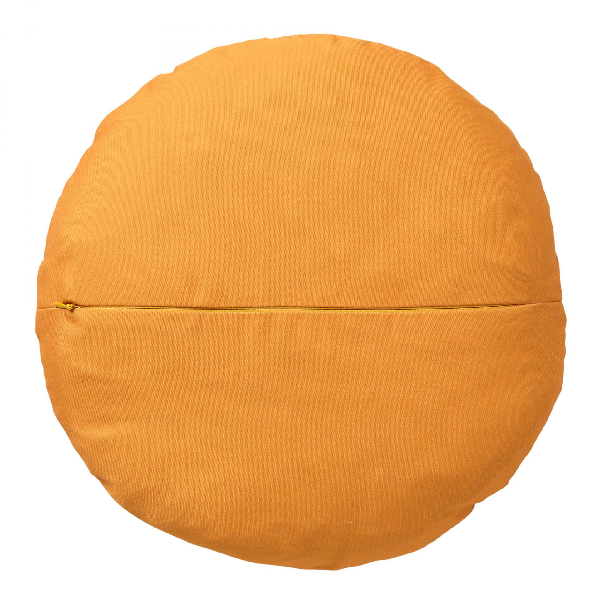 Kussen Sol golden glow rond 40x40cm