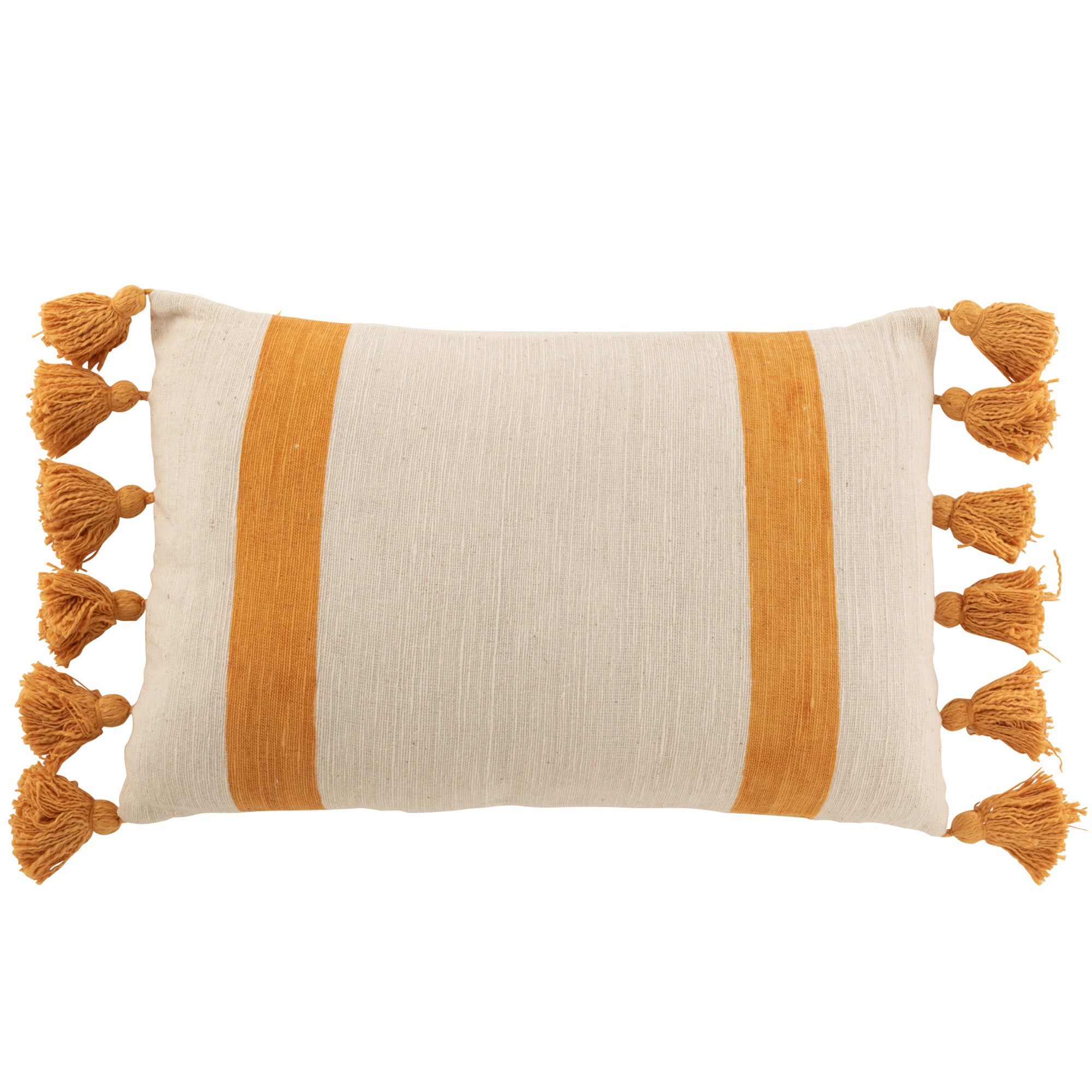 Kussen Strand Groeven oker 70x40cm