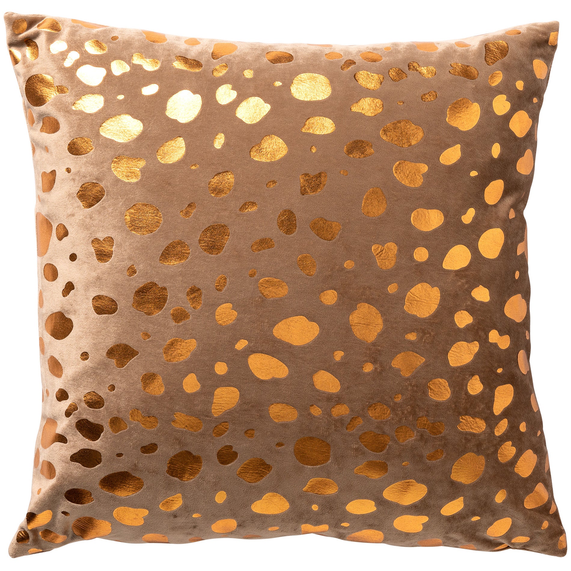 Kussen Tino tobacco brown 45x45cm