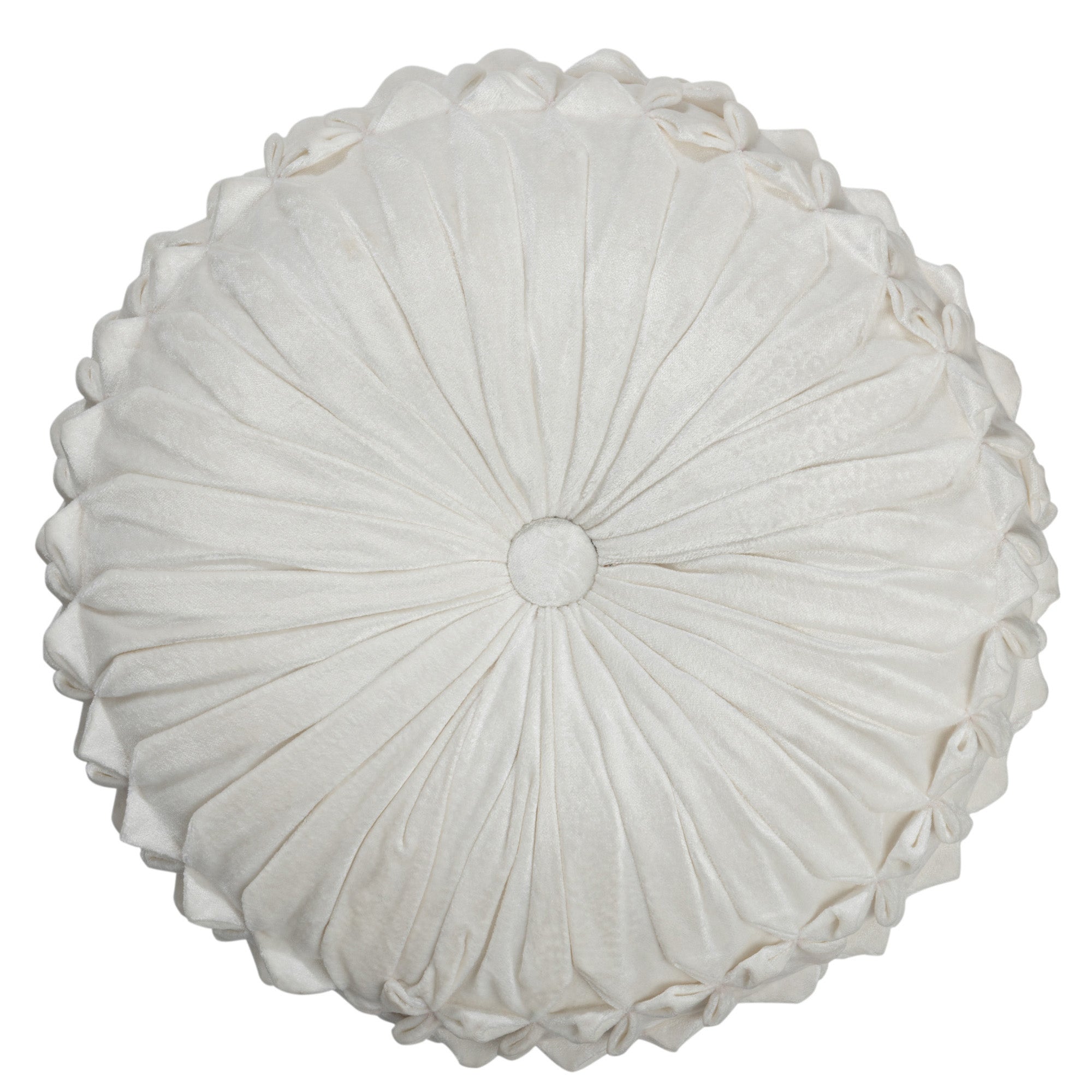 Kussen Viva wit rond 45x45cm