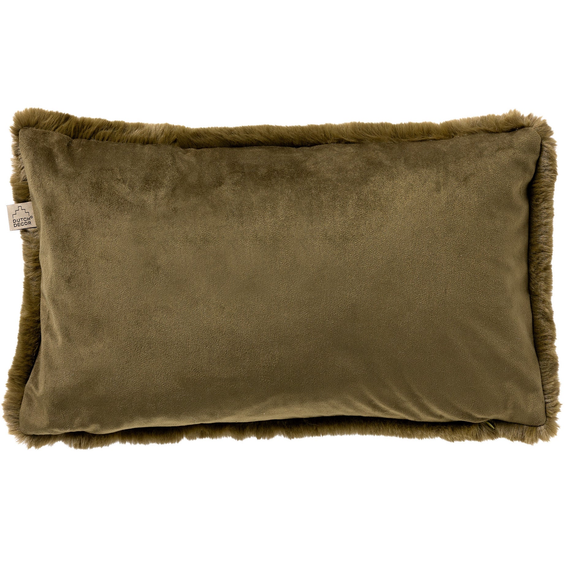Kussen Zaya military olive 50x30cm