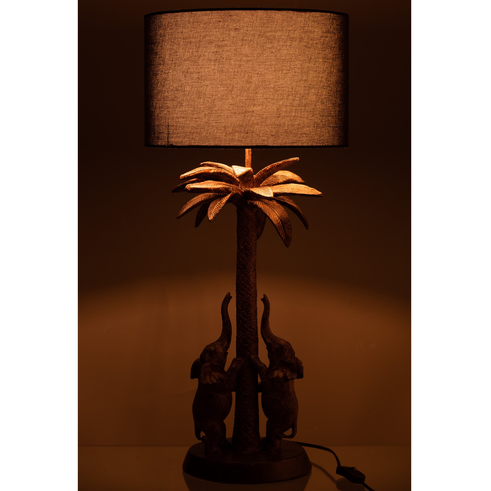 Lamp Palmboom Olifant 34x34x75cm