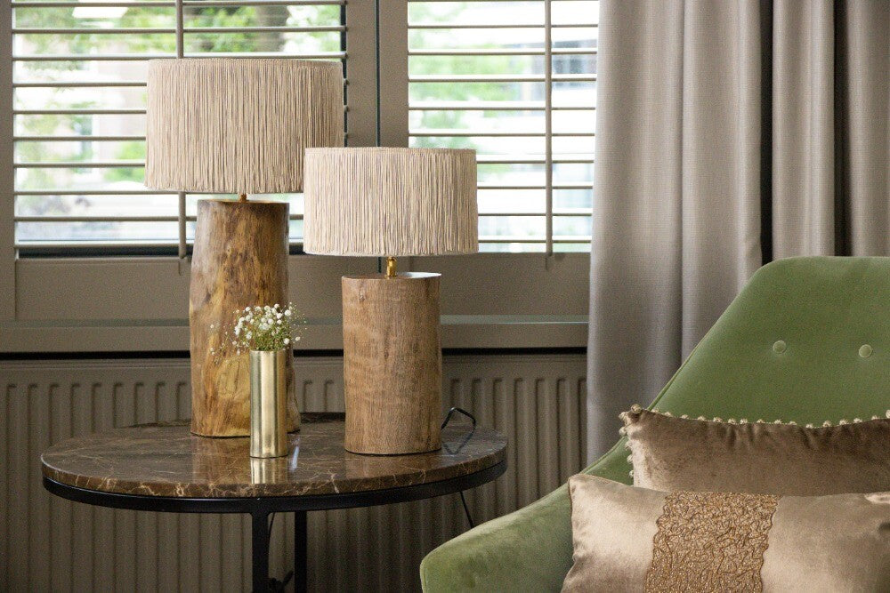 Lampvoet Boomstam eucalyptus 25cm
