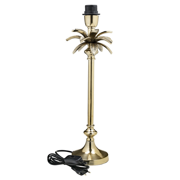 Lampvoet Palm Champagne Goud 16x16x51cm