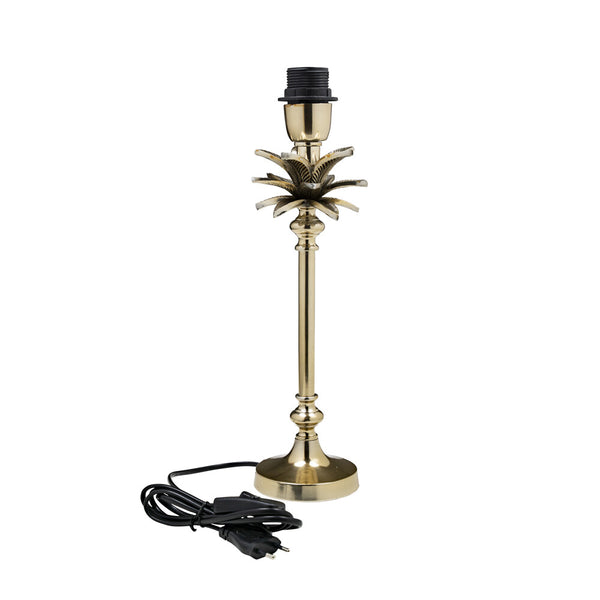 Lampvoet Palm champagne goud 11x11x41cm