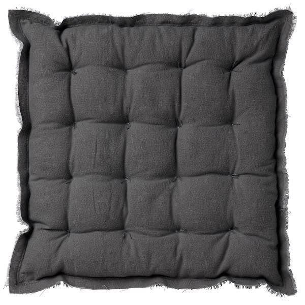 Matraskussen Burto antraciet 40x40cm achterkant